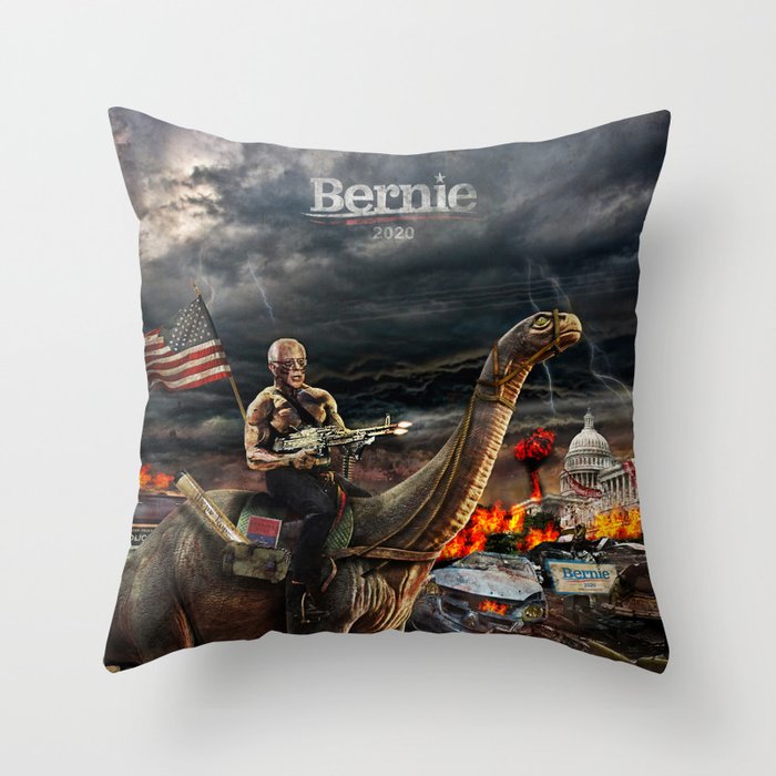Bronto Bernie 2020 Throw Pillow