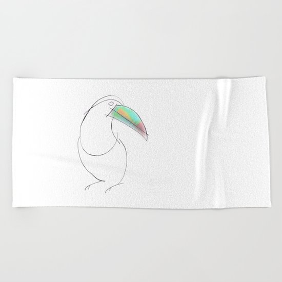 Toucan Love Beach Towel