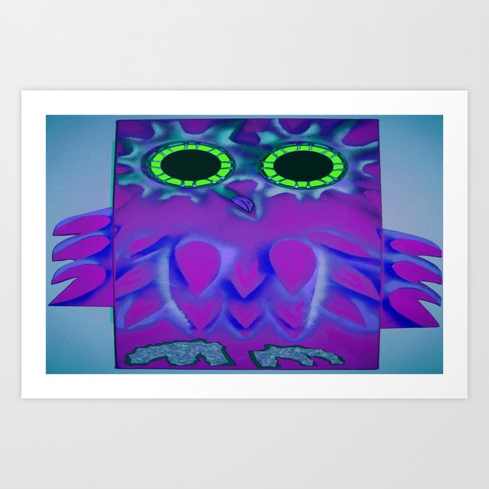 NIGHT OWL Art Print