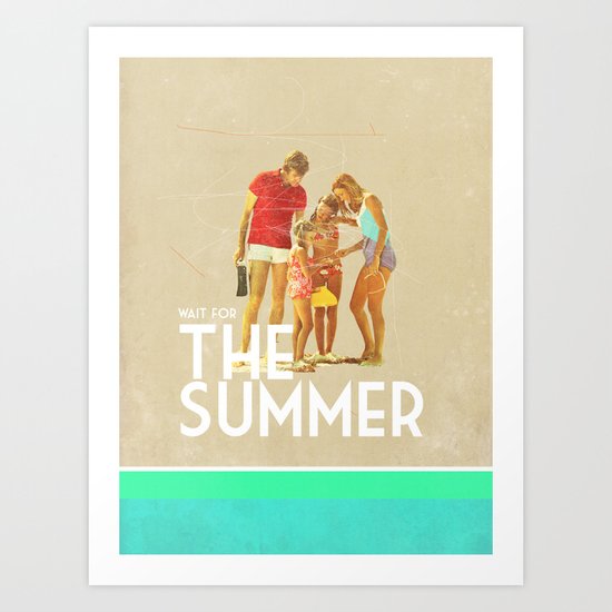 For The Summer Art Print