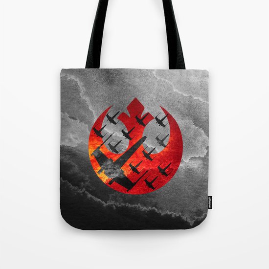 Star Wars Wraith Squadron in the Clouds Tote Bag