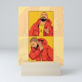 Drake Funny Meme Mini Art Print
