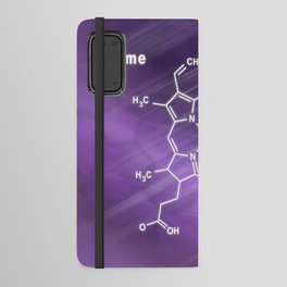 Heme molecule Structural chemical formula Android Wallet Case