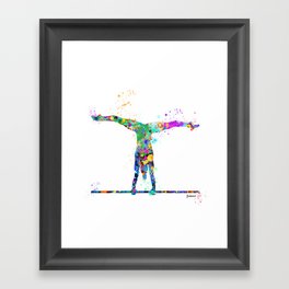 Gymnastics 2 Framed Art Print
