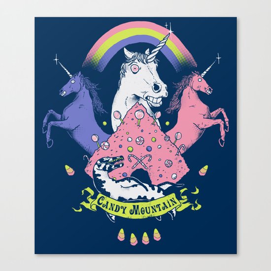 Candy Mountain Canvas Print