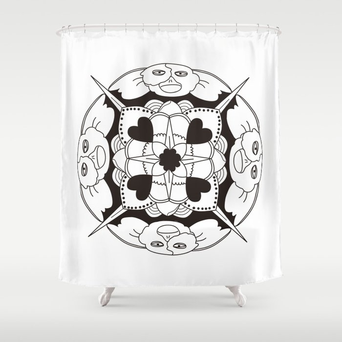 Gizmo Mandala Shower Curtain