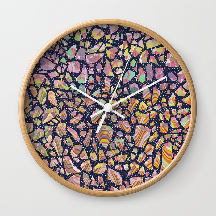 Graphic Terrazzo Wall Clock