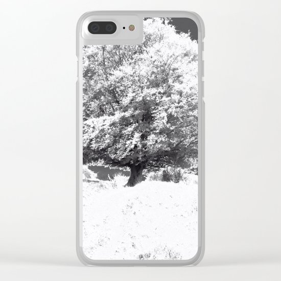 Snow Tree Clear iPhone Case