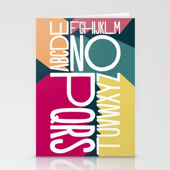 ALPHABET 1 Stationery Cards