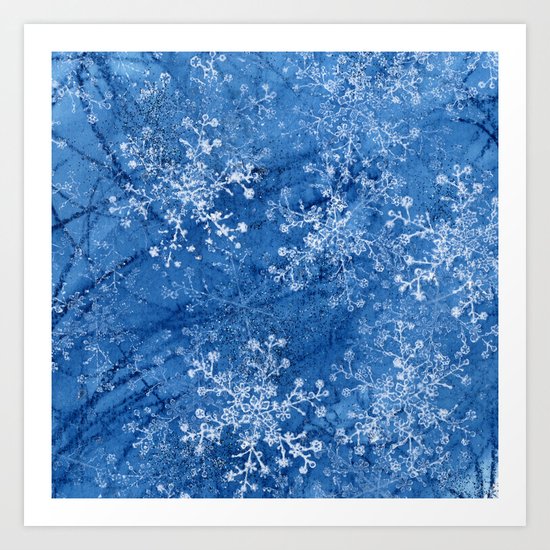 Snow Art Print