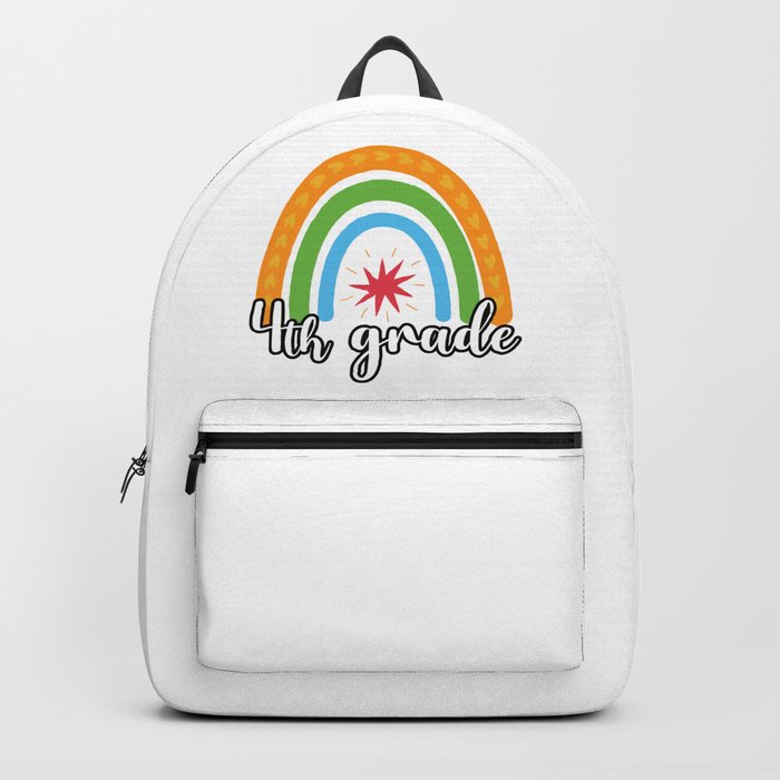 4th Grade Rainbow Backpack