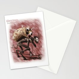 Krampus (with text) Stationery Card