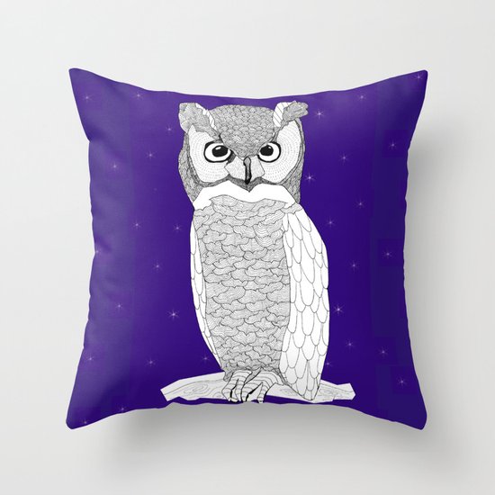 Owl Throw Pillow