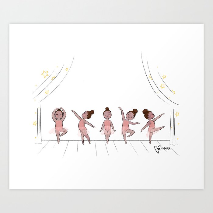 Little Ballerinas Kunstdrucke Little Ballerinas Kunstdrucke