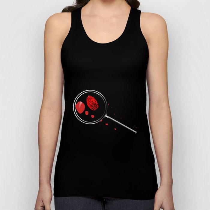 Detectives Magnifying Glass Tank Top