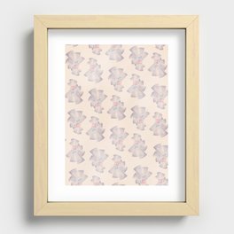 Nightingale's Rose Chart Recessed Framed Print