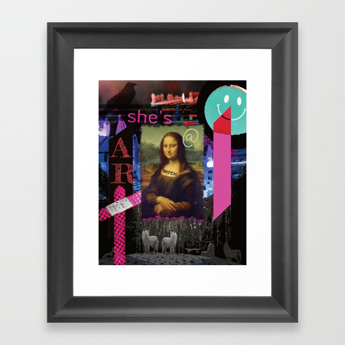 Mona Lisa fixed Framed Art Print