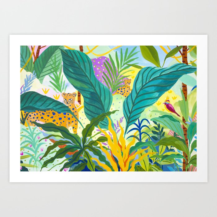 Paradise Jungle Art Print