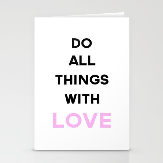 LOVE Stationery Cards