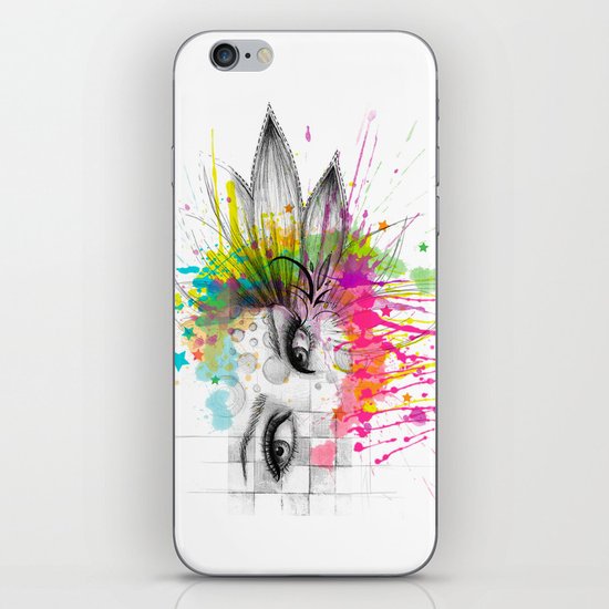 Beautiful Flower Eyes iPhone & iPod Skin