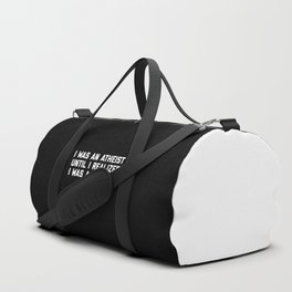 Sex God Funny Quote Duffle Bag