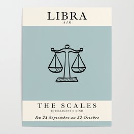 Minimalist Libra Poster