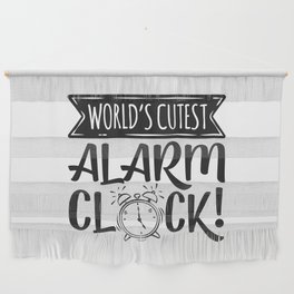 World's Cutest Alarm Clock Wall Hanging