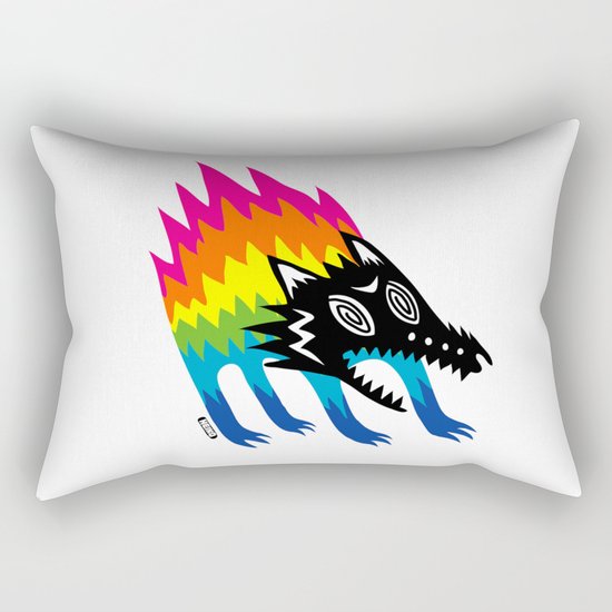 Screech Rectangular Pillow