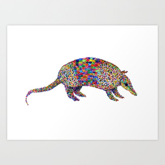armadillo Art Print