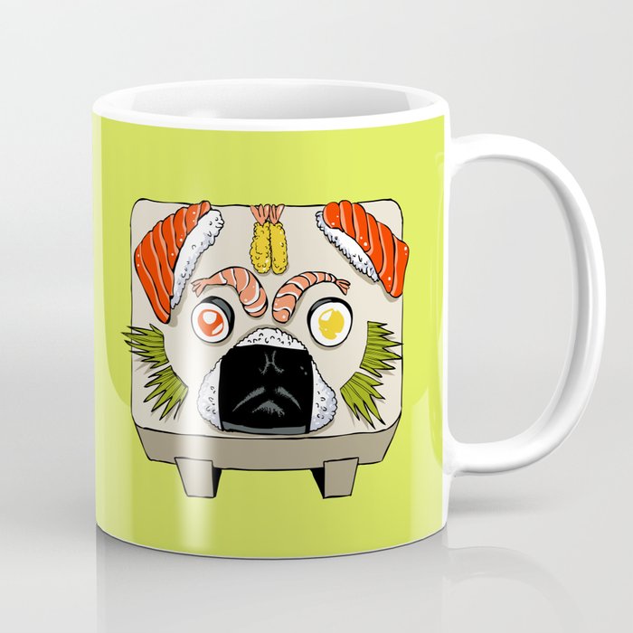 Pug Sushi Coffee Mug