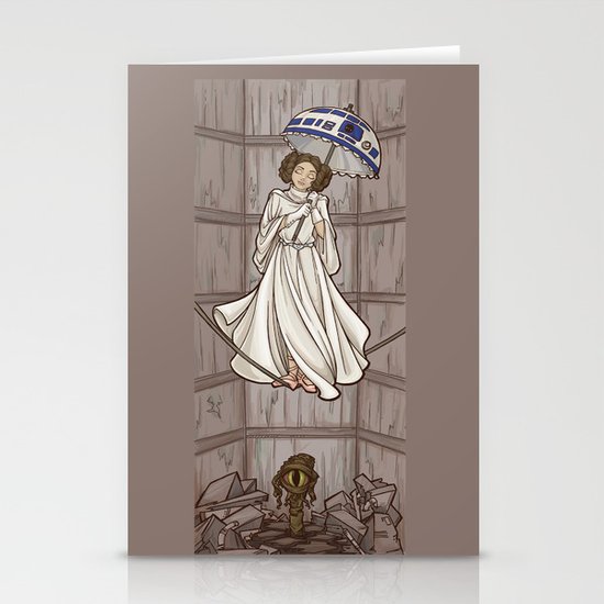 Leia's Corruptible Mortal State Stationery Cards