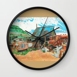 Another Man's Treasure Wall Clock | Landscape, Funny, Vintage 