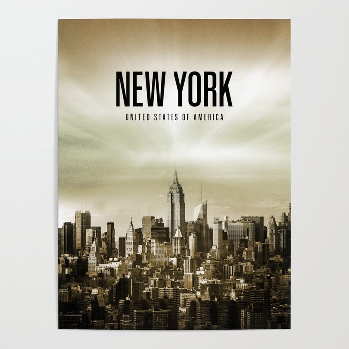 New York Wallpaper Poster