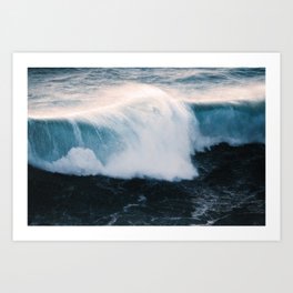 The Summer Of Crashing Waves Art Print