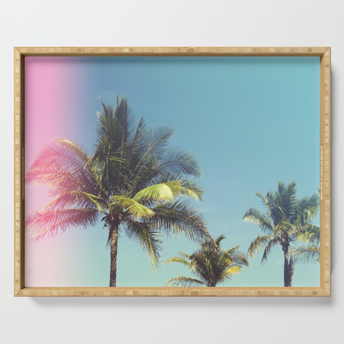 Tropical Palm Trees Serving Tray