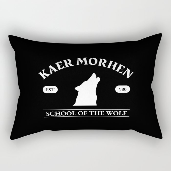 Kaer Morhen School of the Wolf Collegiate Rectangular Pillow