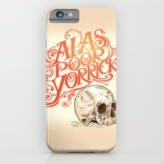 Hamlet Skull iPhone & iPod Case
