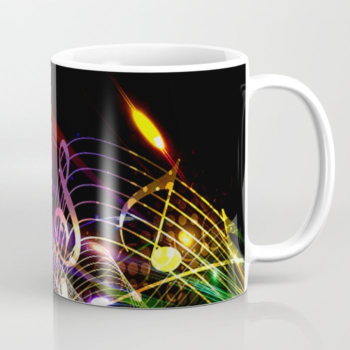 Music Notes in Color Coffee Mug