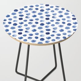 Watercolor Polka Dot Side Table