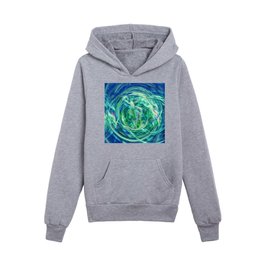 Emerald Abstruse Kids Pullover Hoodies