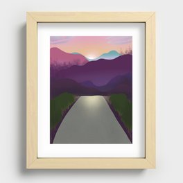 California Drive Recessed Framed Print