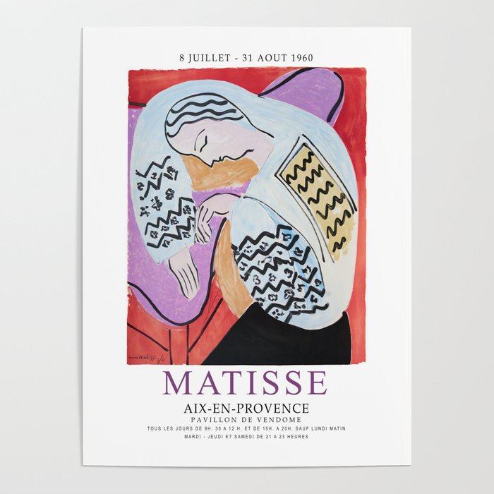 Matisse Exhibition - Aix-en-Provence - The Dream Artwork Poster