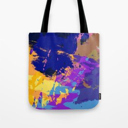 Hisayo - Abstract Colorful Camouflage Tie-Dye Style Pattern Tote Bag