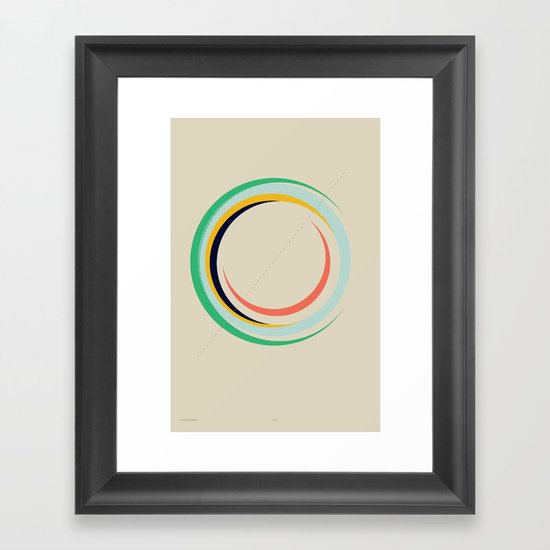Future Globes 004 — Matthew Korbel-Bowers Framed Art Print