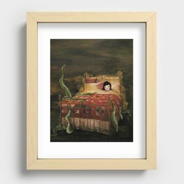 Something Under the Bed Recessed Framed Print