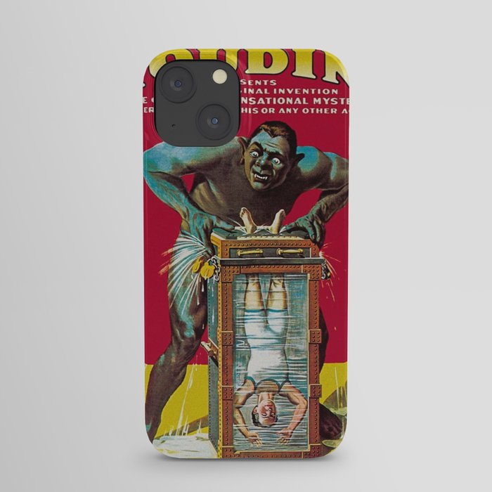 Vintage Houdini Magic poster iPhone Case