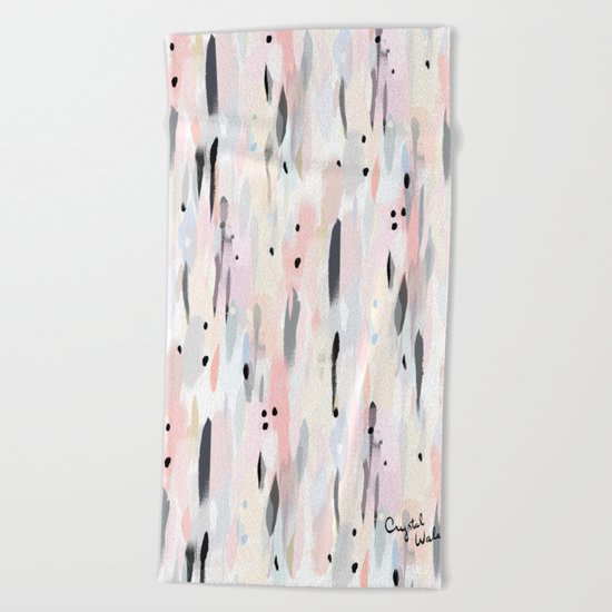 Illumination - blush dream Beach Towel