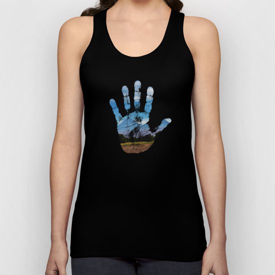 Earth Print Unisex Tank Top