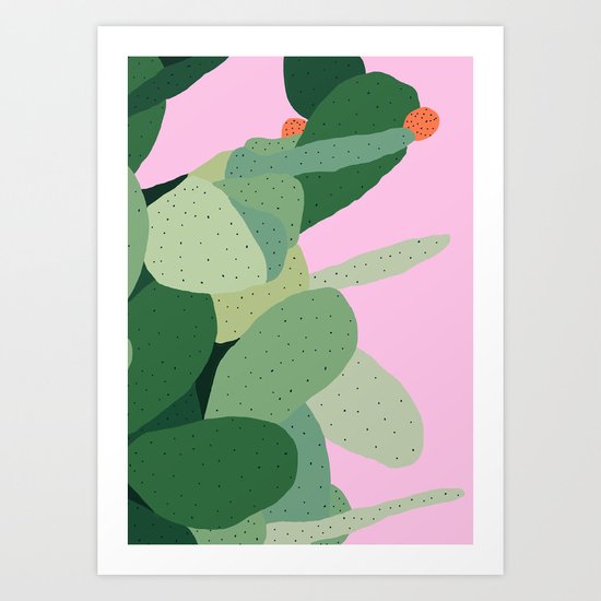 Prickly Pear I Art Print