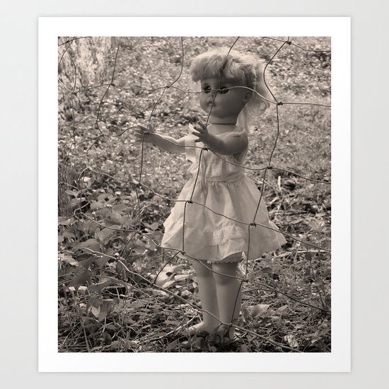Claudia quiere irse Art Print
